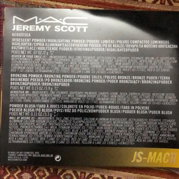 MAC Limited Edition Jeremy Scott- Cheek CD - Picture 5 of 5